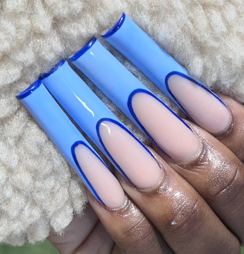 Coffin Nails nail design by Rebsnailroom