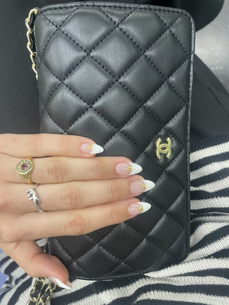 French Tips at Il Bianco Nails & Sugaring Boutique in New York