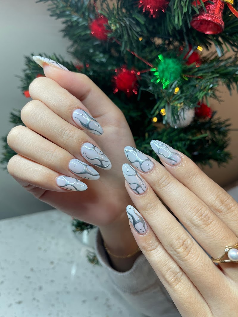 BIAB nail design by MOI Nails By Spring in Los Angeles