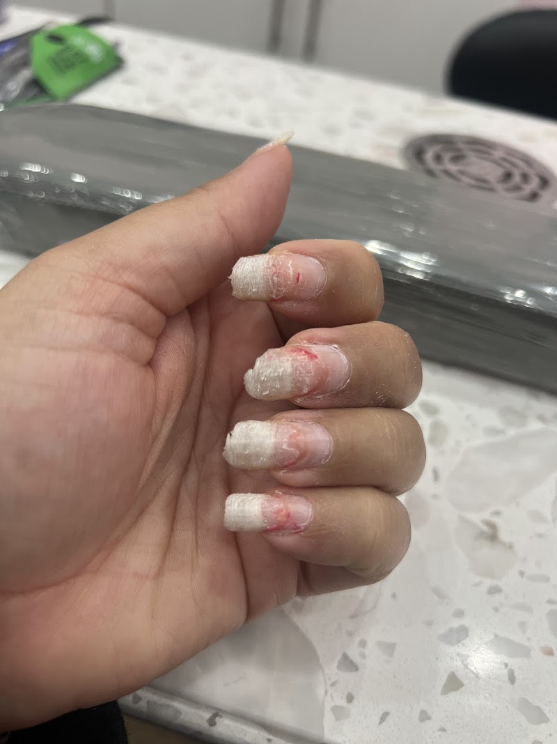 French Tips at Shiny Nail SPA in New York