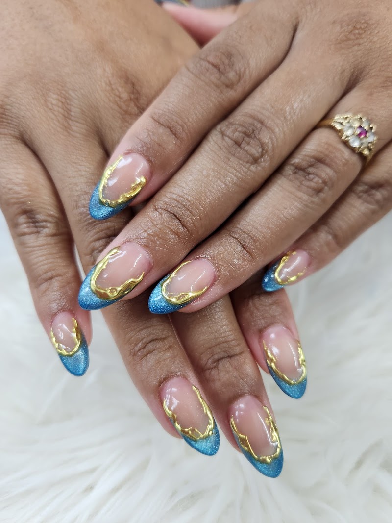 BIAB nail design by Ubee Nails in New York