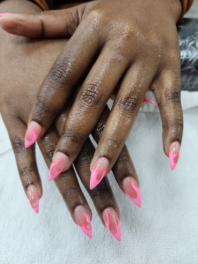 BIAB nail design by Ubee Nails in New York