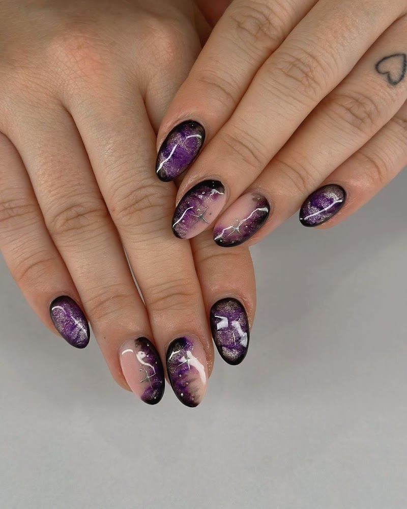 Abstract Nails nail design by Color Me Nail Salon