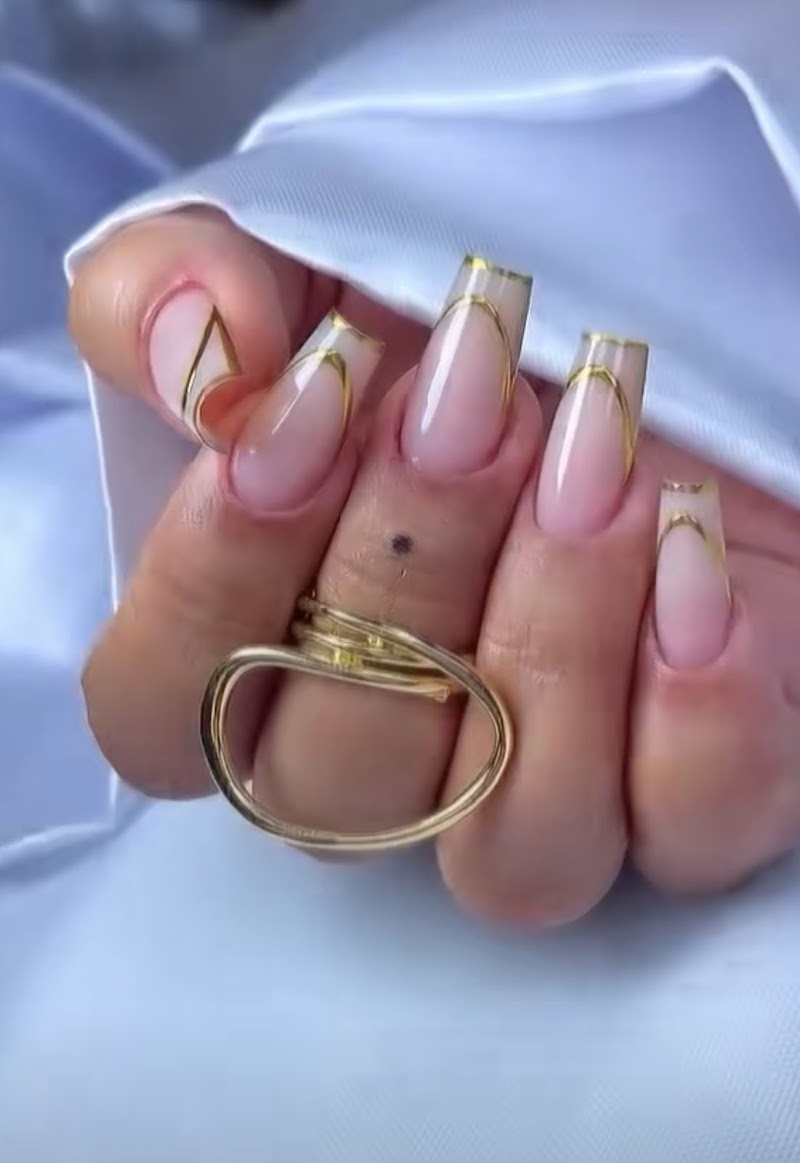 French Tips at Nefis Nails & Hair Salon SPA ( Ask for Rosa ) in Miami