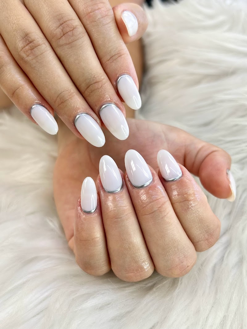 Coffin Nails nail design by Butterfly Beauty Salon