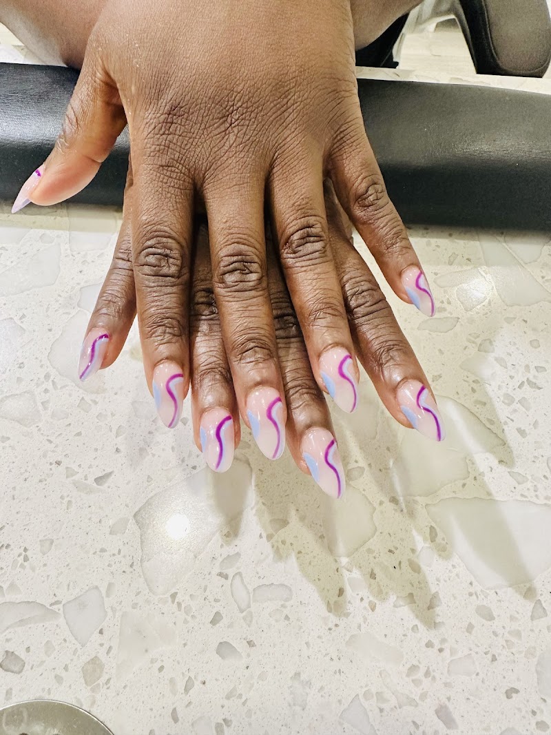 Japanese Gel nail design by Little Paint Nail Salon & Spa in New York