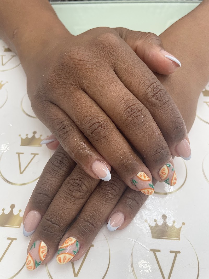 Spring Nails nail design by Vy Nails in London