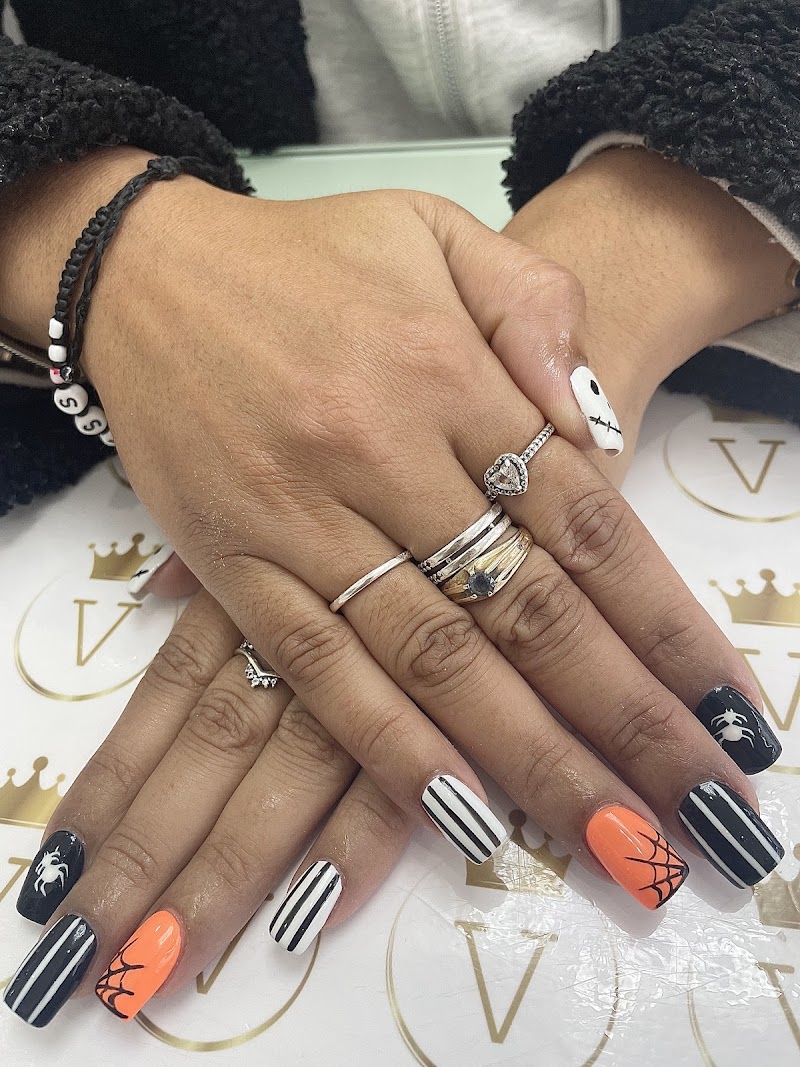 Spring Nails nail design by Vy Nails in London