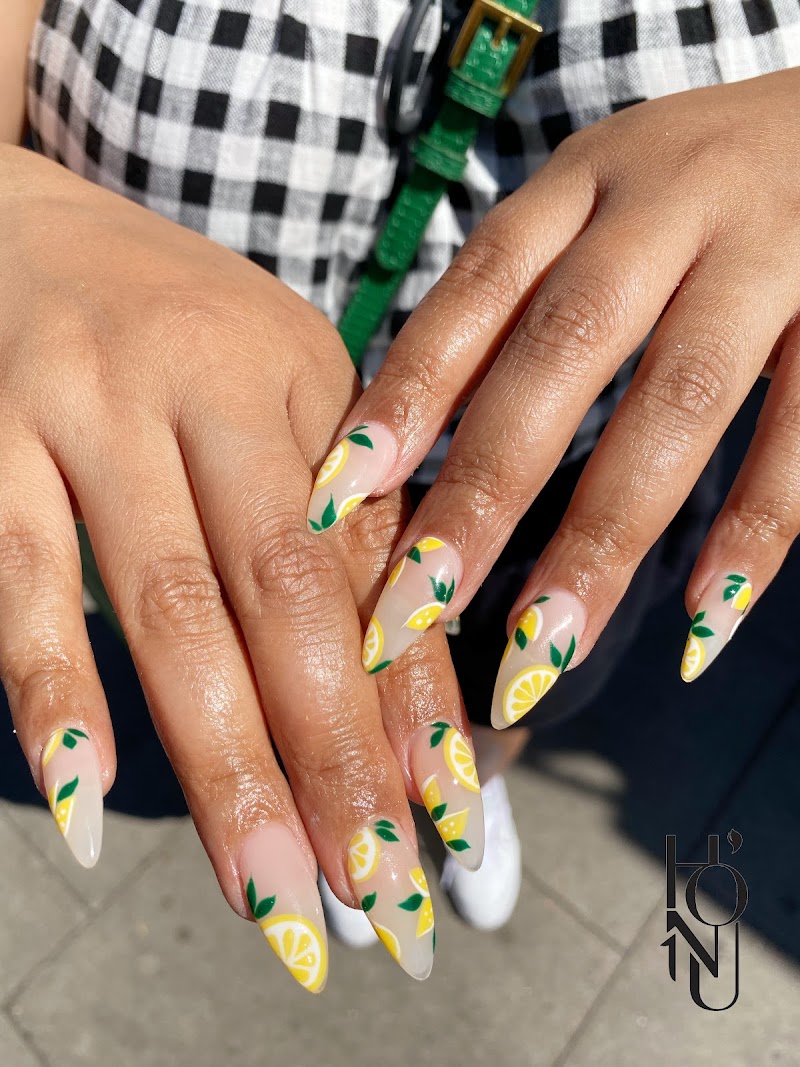 Summer Nails nail design by H’onu Beauty Bar - Hoxton in London