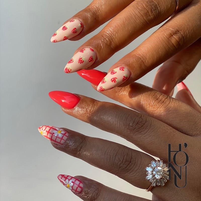 Summer Nails nail design by H’onu Beauty Bar - Hoxton in London