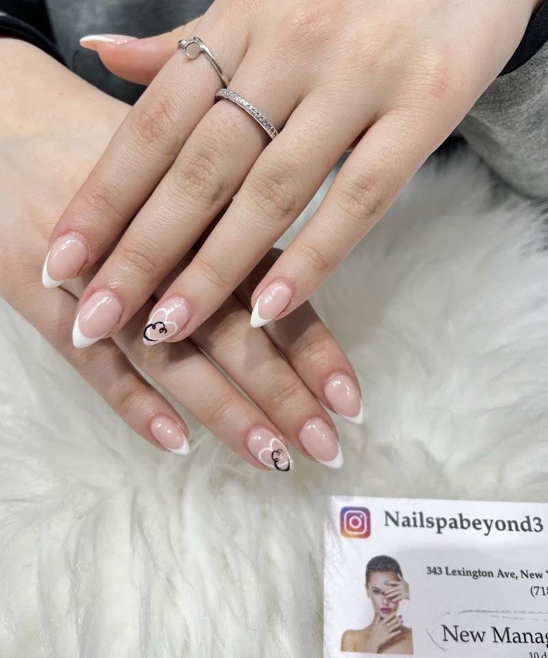 French Tips at Nails SPA & Beyond in New York