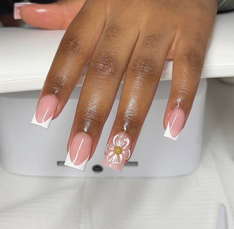 BIAB nail design by TheeGoatedParlour in London