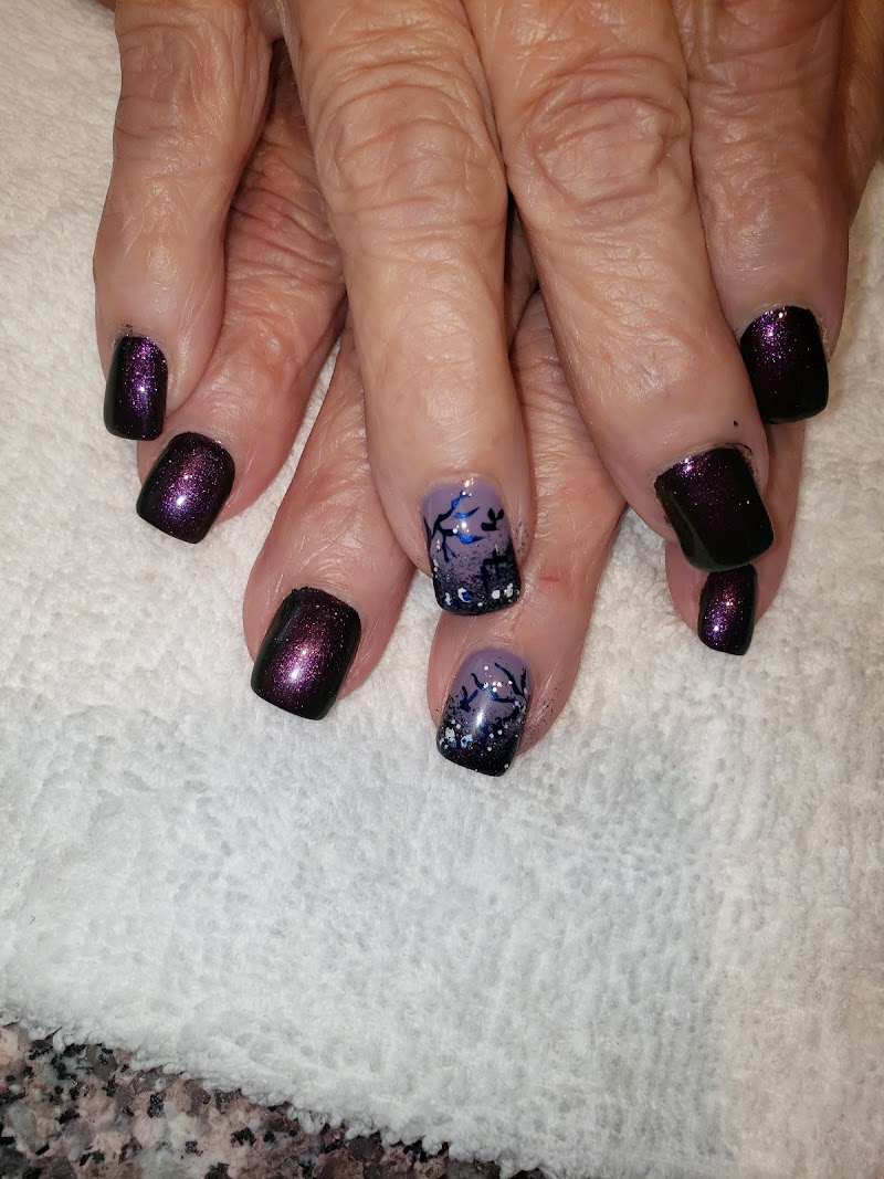 Halloween Nails nail design by Lee Lee Nails Inc in New York