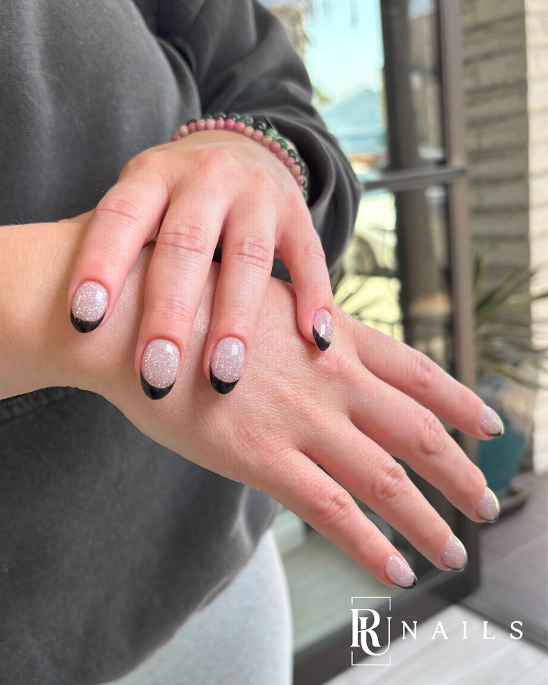 Coffin Nails nail design by RU Nails in Los Angeles