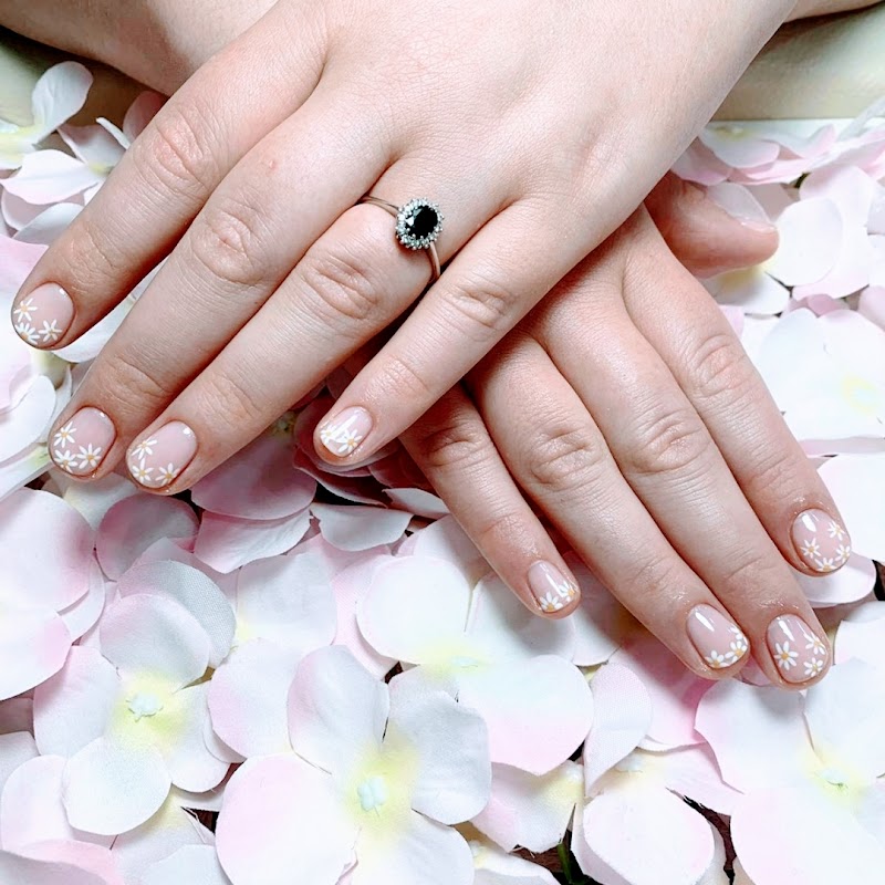 Floral Nails nail design by Blush Nails