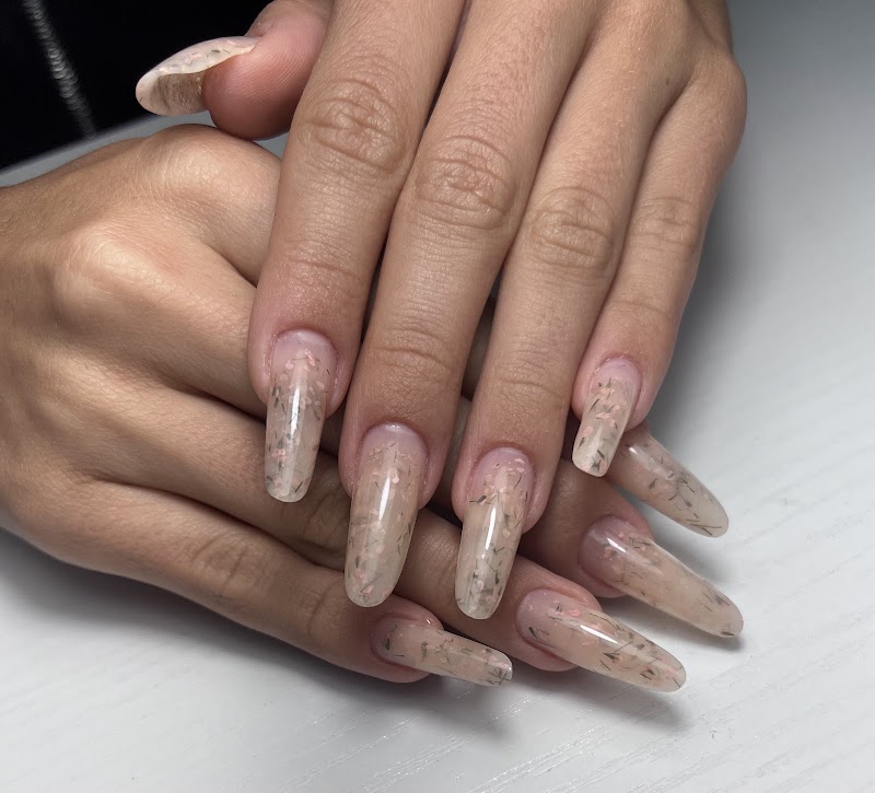 Nude Nails nail design by SoChic Nail Studio