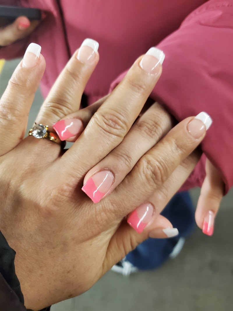 French Tips at Organic SPA Nail Inc. in New York