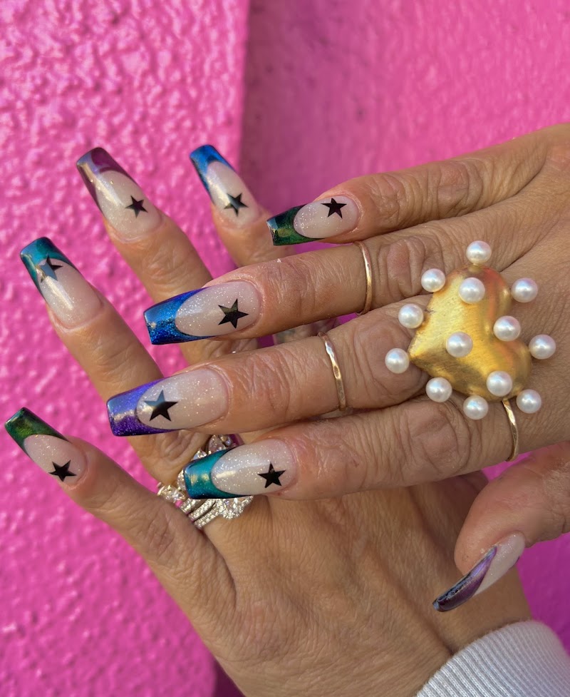 Spring Nails nail design by politur nails beauty lounge in Los Angeles