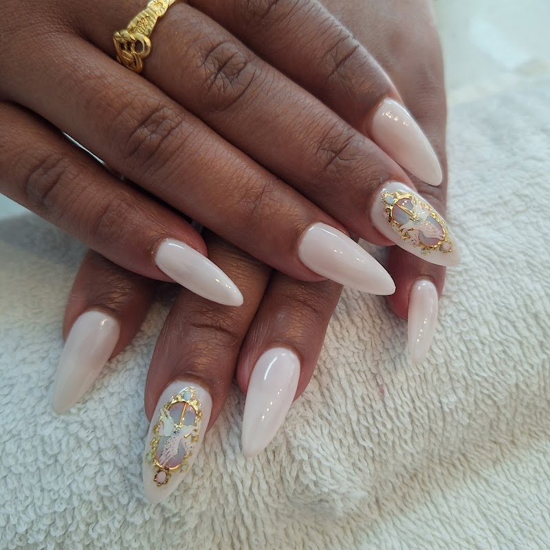 French Tips at Silvias Nails Salon & SPA in New York
