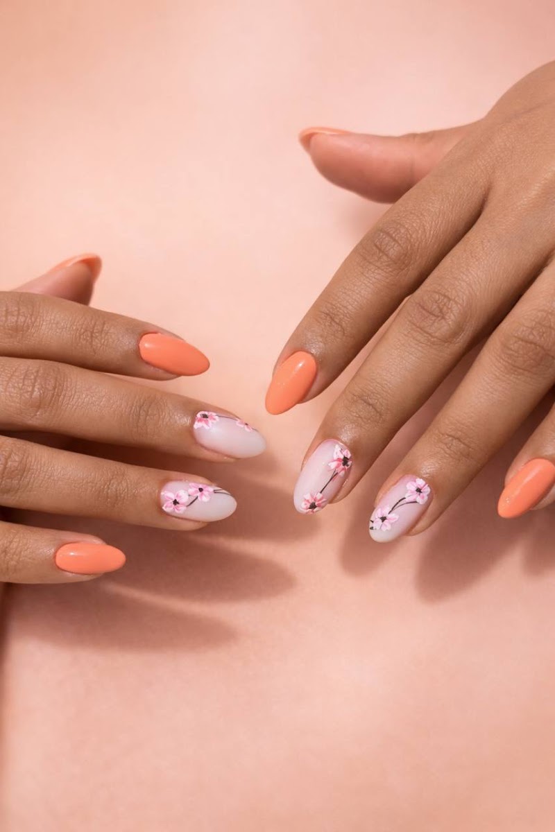 Spring Nails nail design by WHY NOT NAILS in New York