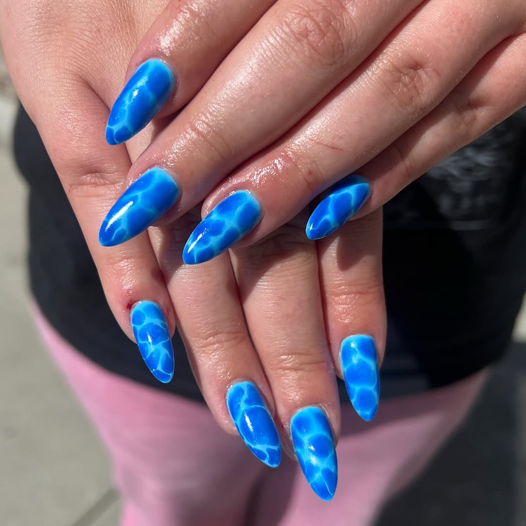 Abstract Nails nail design by The Basic Nail Shoppe