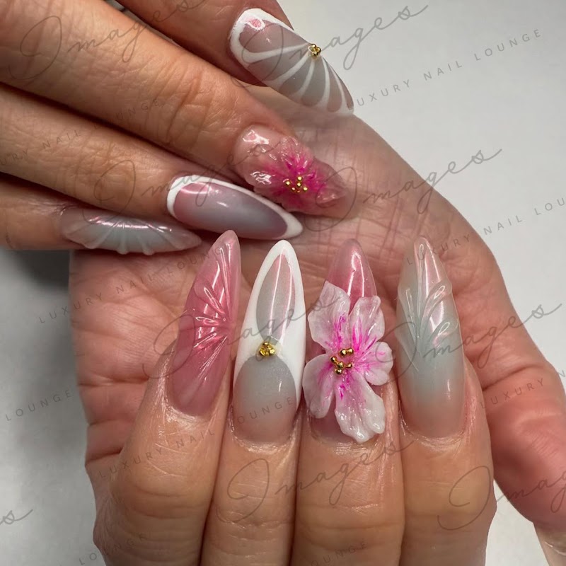 Halloween Nails nail design by Images Luxury Nail Lounge in Los Angeles