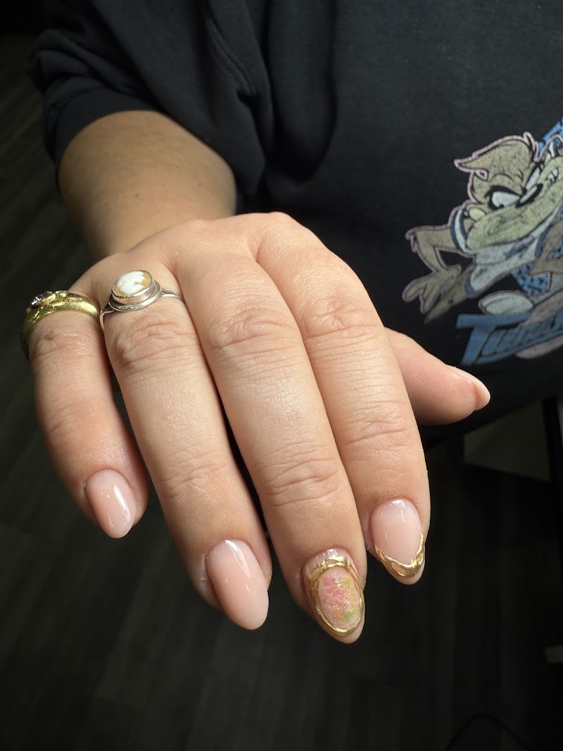 French Tip Nails nail design by Naz Nails