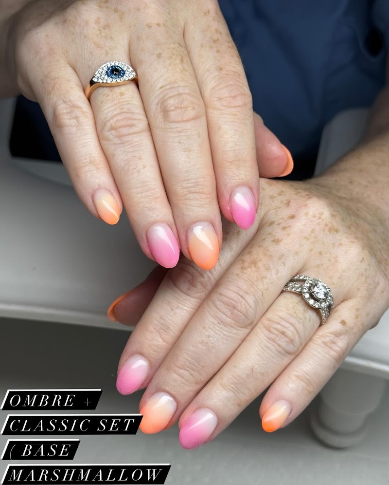 Russian Manicure nail design by Russian manicure Flawless touch Nails USA by Vera in New York