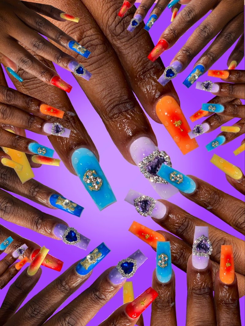 Coffin Nails nail design by Nail Narco