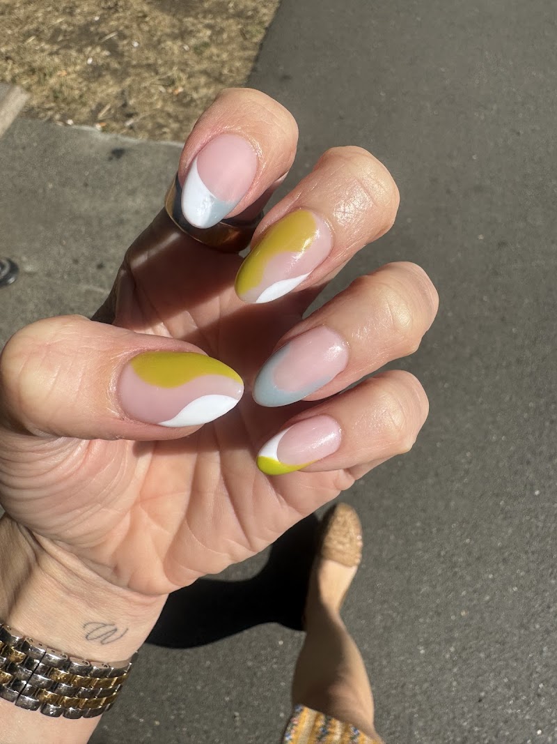 Spring Nails nail design by Nail Base London in London