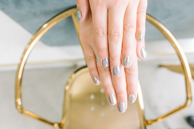 Marble Nails nail design by Polish by Sand Spa Weho in Los Angeles