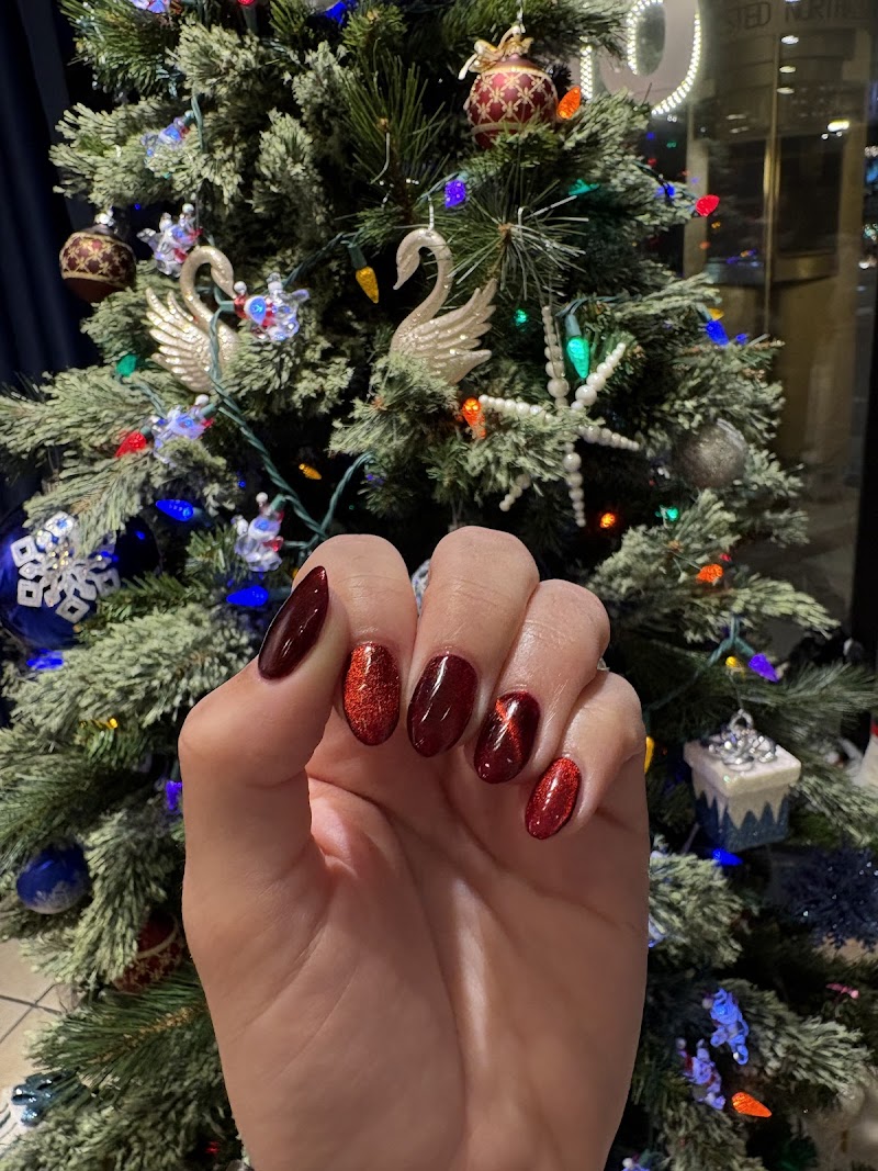 Dark Nails nail design by Black Onyx Nail Salon in Chicago