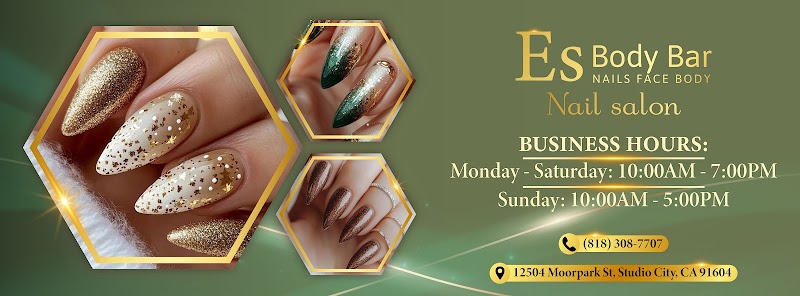 Fall Nails nail design by Es Body Bar in Los Angeles
