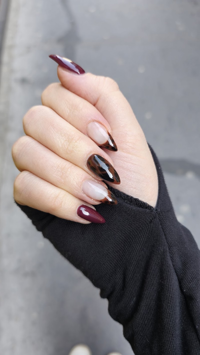 Fall Nails nail design by Naye & Co in London