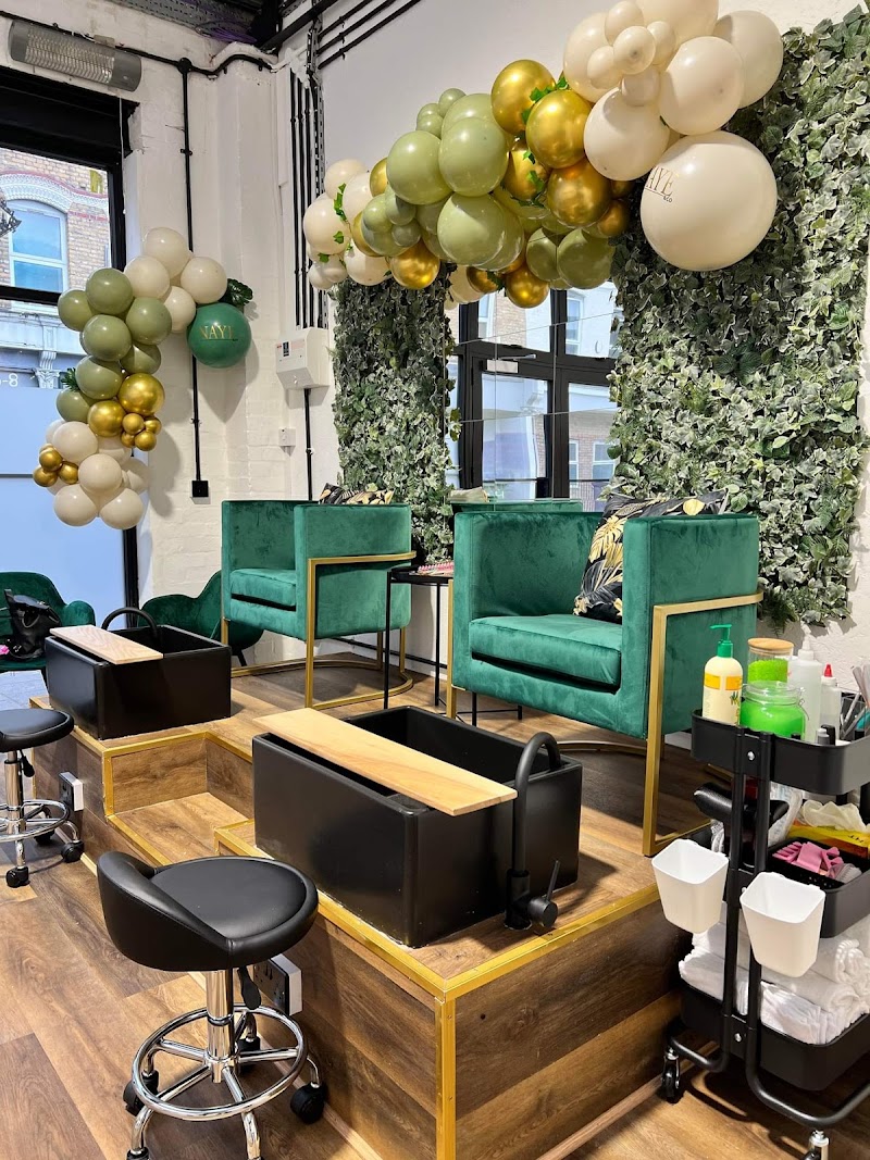 Fall Nails nail design by Naye & Co in London