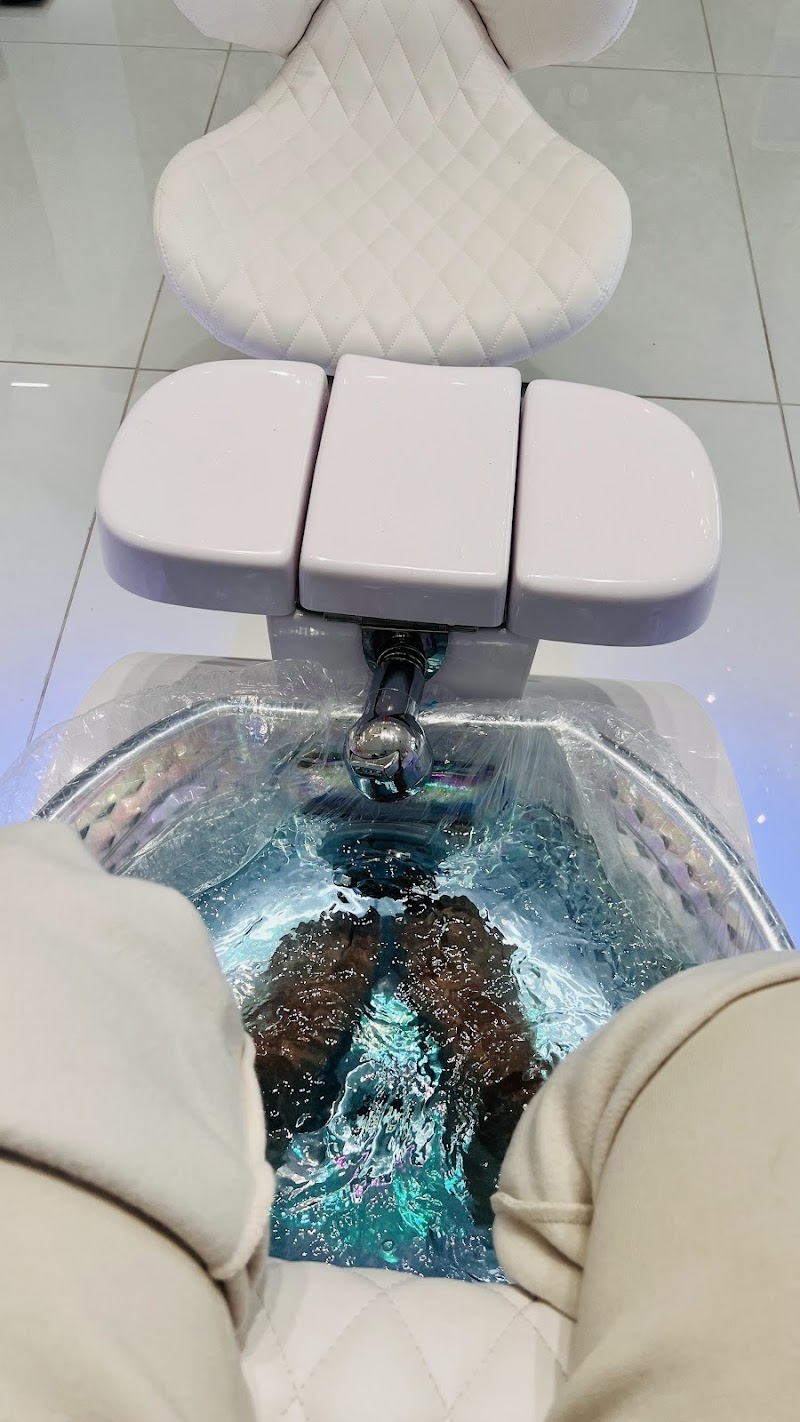 Bridal Nails nail design by Femme Fatale Nails in Los Angeles