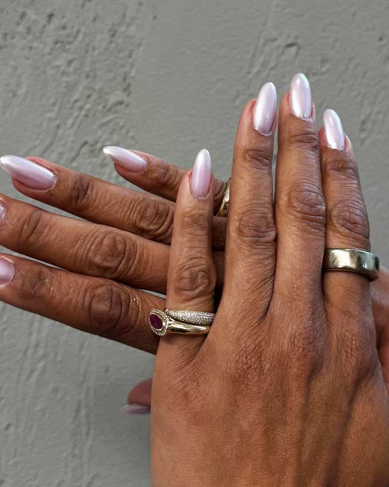 French Tips at Krasivo Nails & Lashes in New York