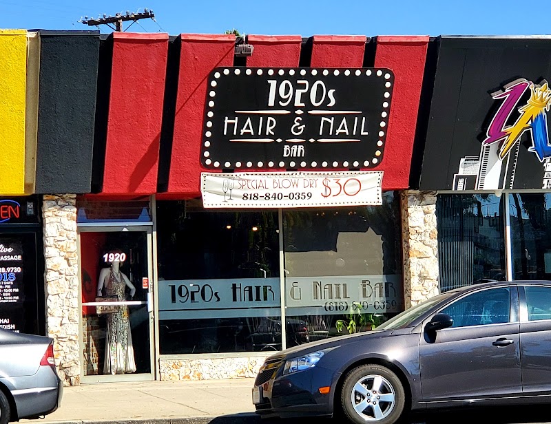 Nail Salon at 1920s Hair and Nail Bar in Los Angeles