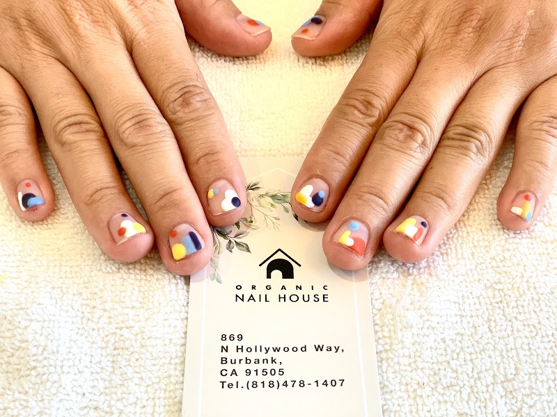 Summer Nails nail design by Organic Nail House in Los Angeles