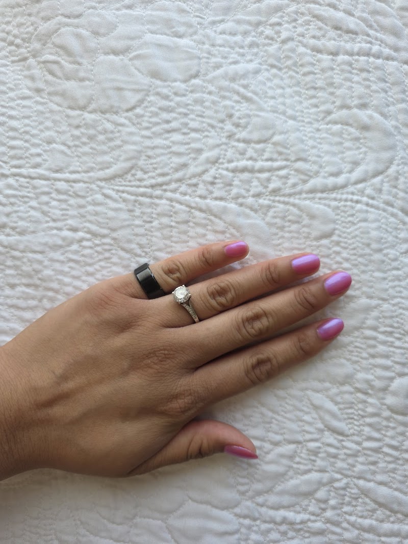 Winter Nails nail design by The beauty nail in Los Angeles