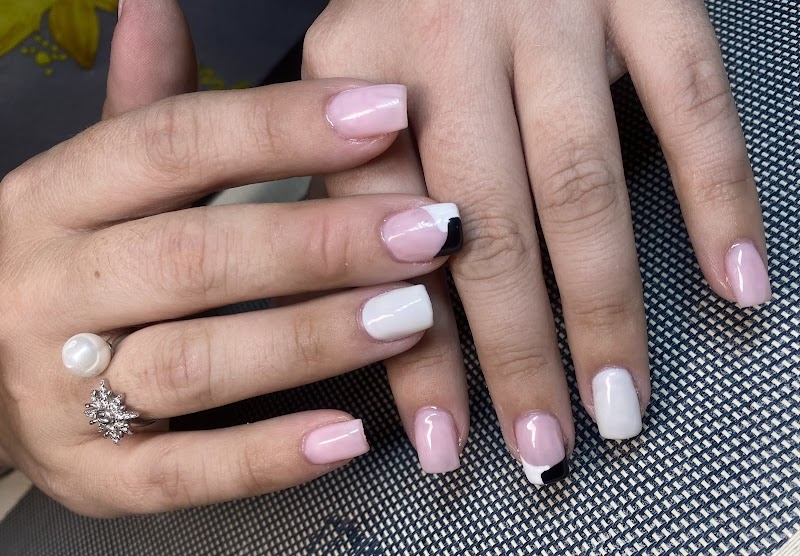 Red Nails nail design by Black Jade Nails & Co