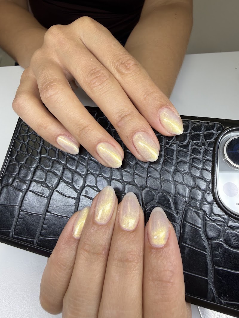 Chrome Nails nail design by Vanity Nails in Miami