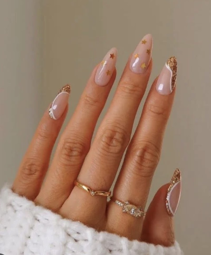 Gel-X nail design by LIT Nails in Los Angeles