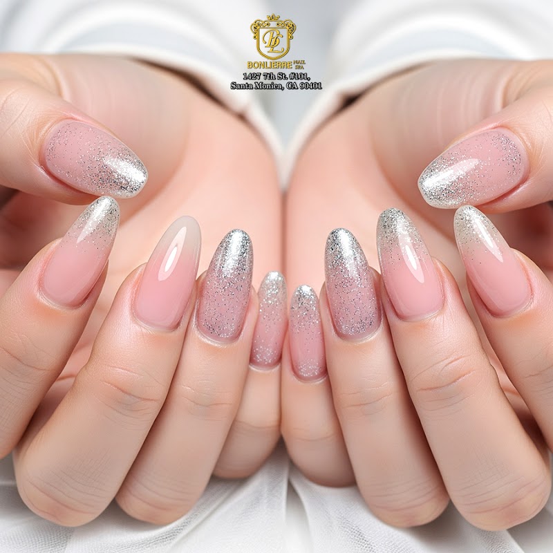 Glitter Nails nail design by BonLierre Nail Spa in Los Angeles