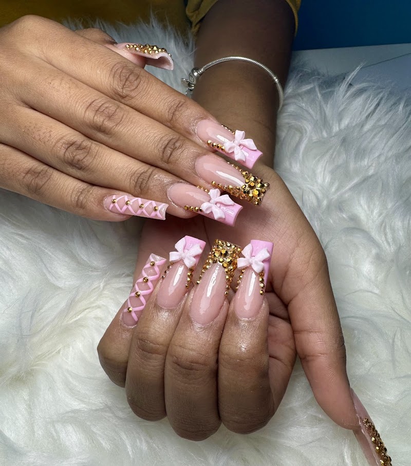 Coffin Nails nail design by TD NAILS LOUNGE INC