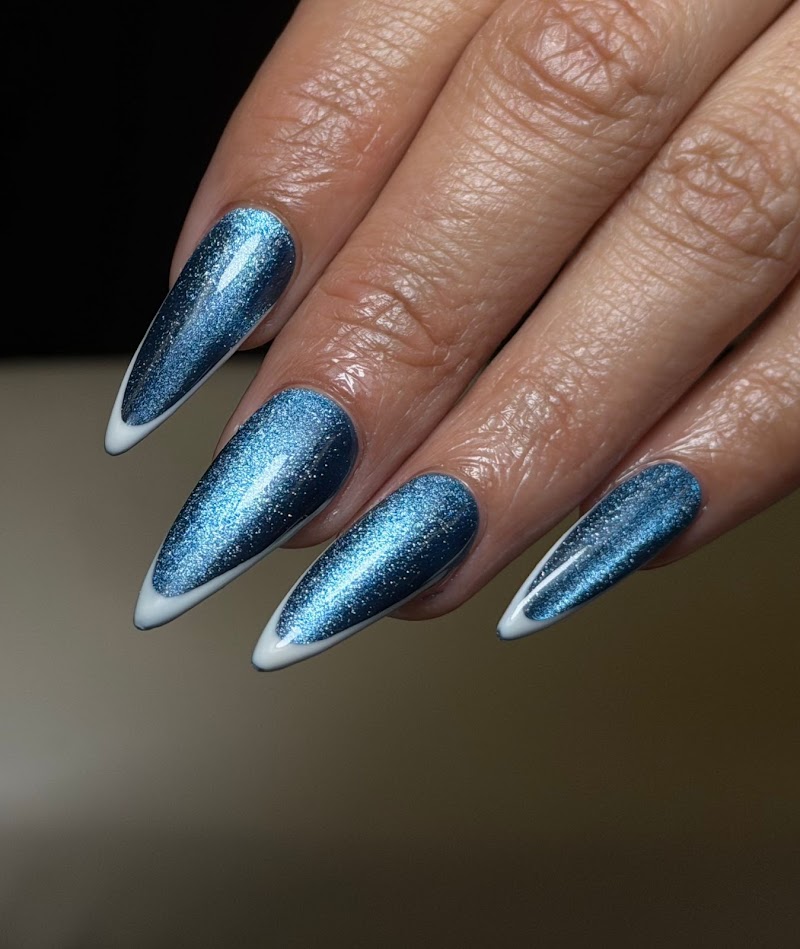 Winter Nails nail design by Nelly Nails Ny in New York