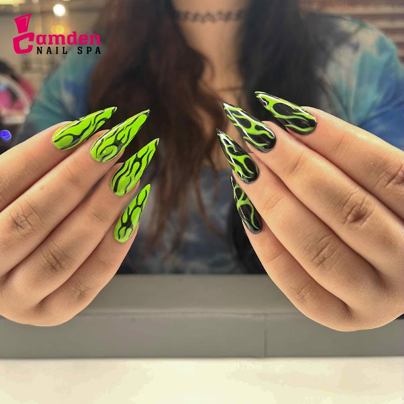 Neon Nails nail design by Camden Nail Spa in London