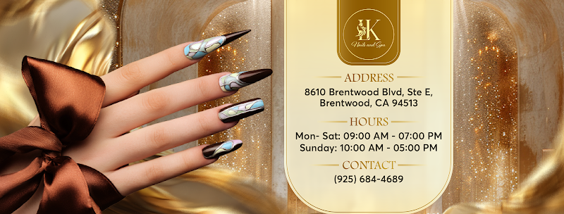 Marble Nails nail design by L&K Nails and Spa in Los Angeles