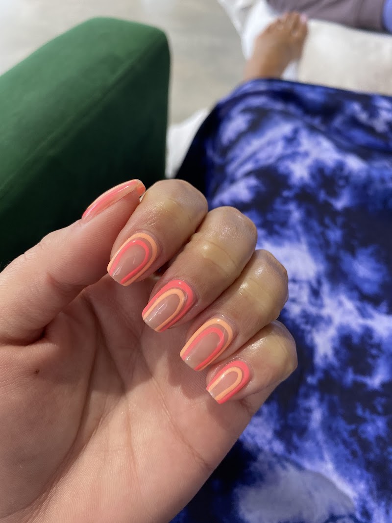 Neon Nails nail design by Candy Coated Beauty in Miami