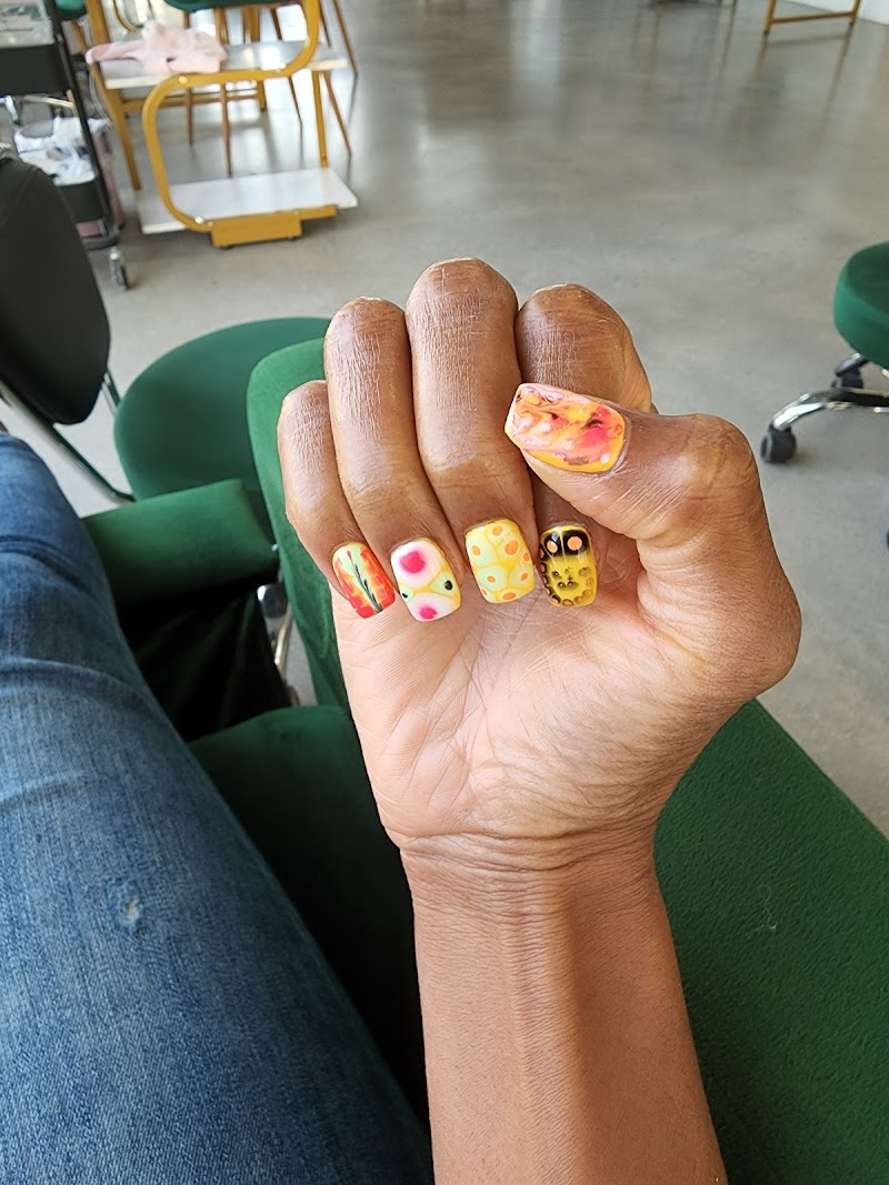 Neon Nails nail design by Candy Coated Beauty in Miami